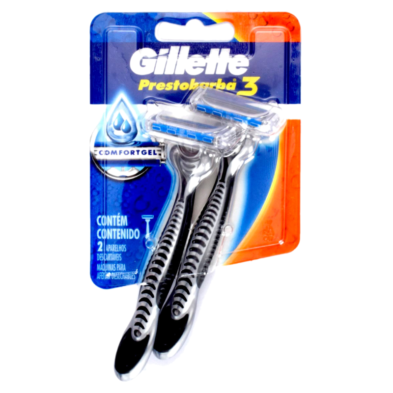 Máquina De Afeitar Gillette Prestobarba Hombre 2 Unidades