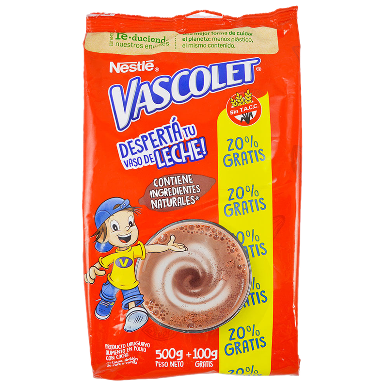 Vascolet 500 G + 100 G Gratis