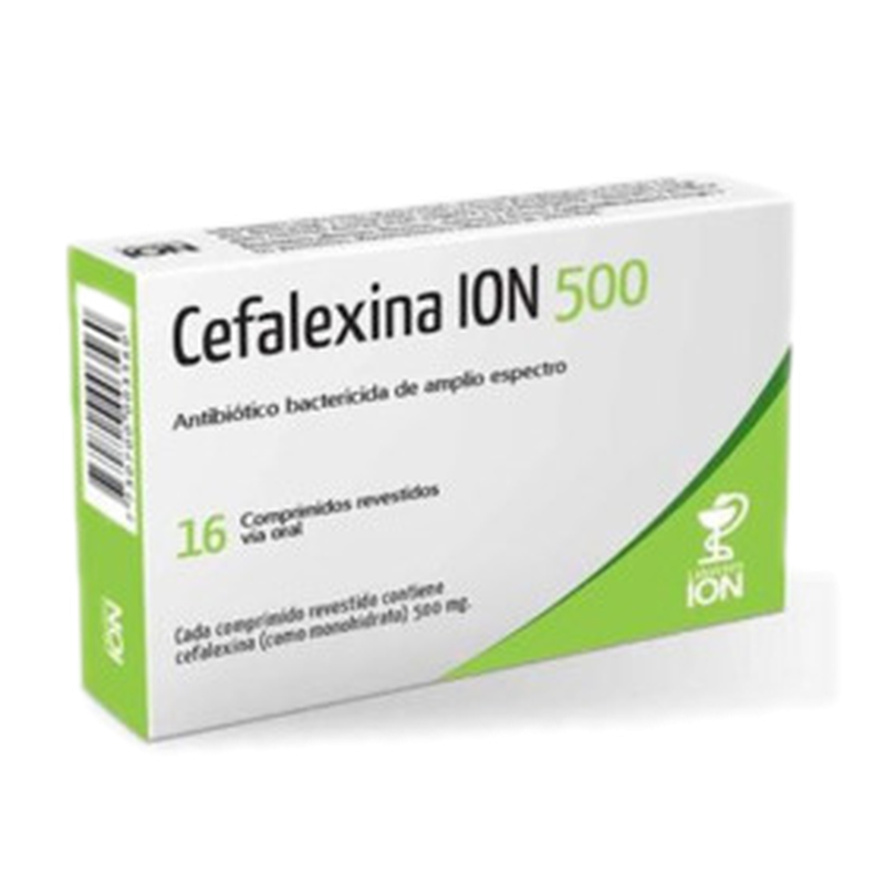 Cefalexina Ion 500 500 Mg [16 Comp.]