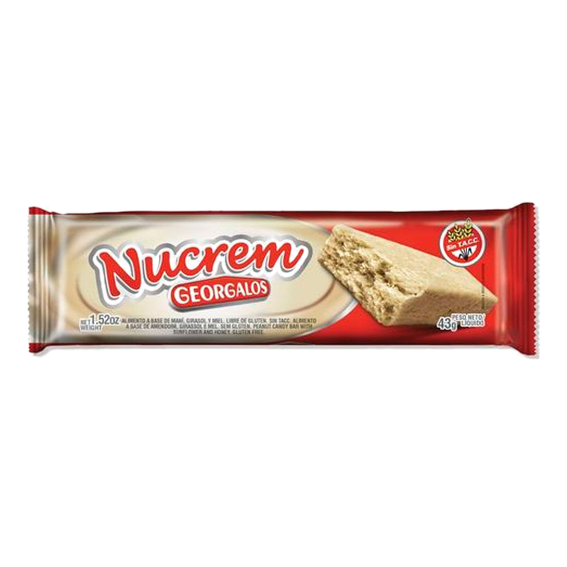 Barra Nucrem Georgalos Original 105 G