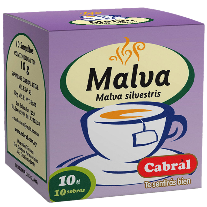 Té Cabral Malva 10 Unidades