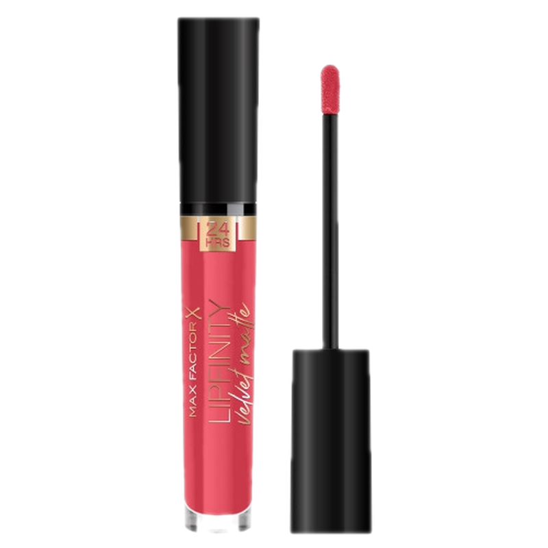 Labial Max Factor Lipfinity Velvet Matte N°025 Red Luxury