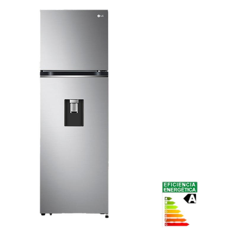 Refrigerador Lg Vt29wppdc Inverter 283 L Frío Seco Inox Clase A Con Dispensador