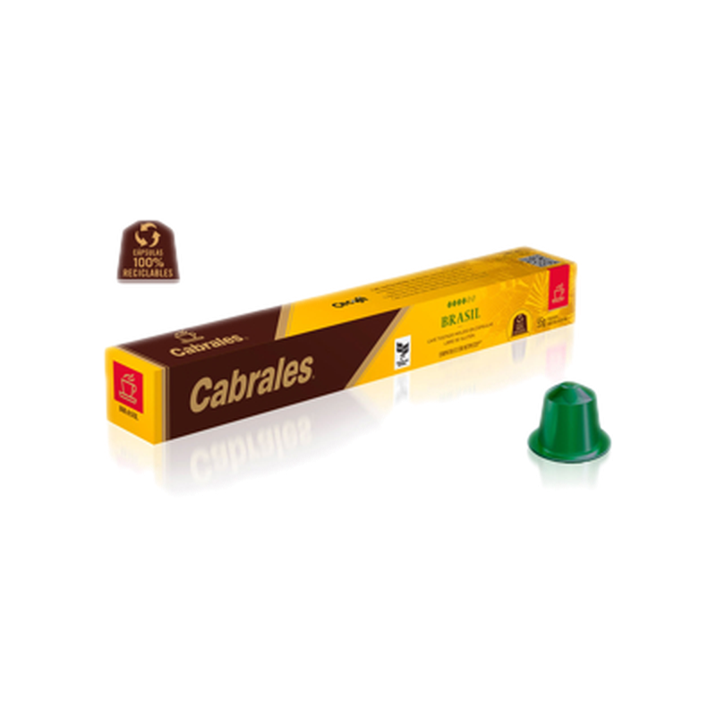 Cápsulas De Café Cabrales Nespresso Brasil 55 G