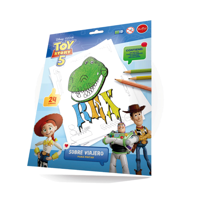 Sobre Viajero 4894605 Toy Story Hojas+colores