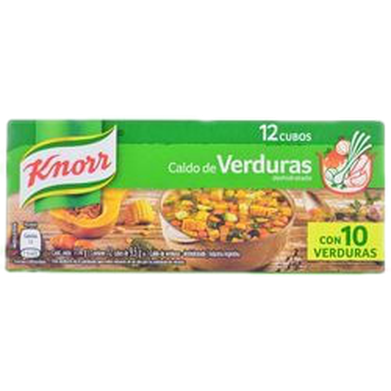 Caldo Knorr Verdura 12 Cubos