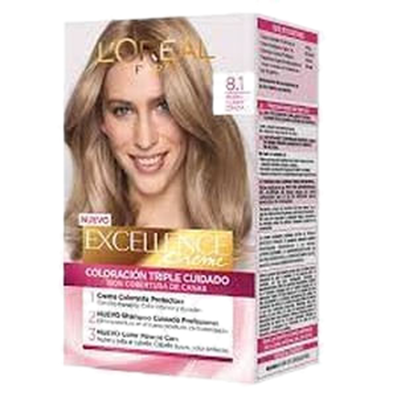 Coloracion Loreal Excellence Tono 8.1