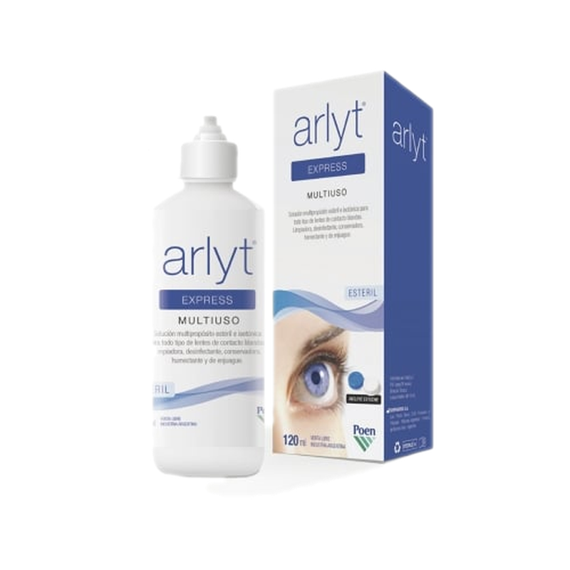 Arlyt Express Solución Para Lentes De Contacto 120 Ml