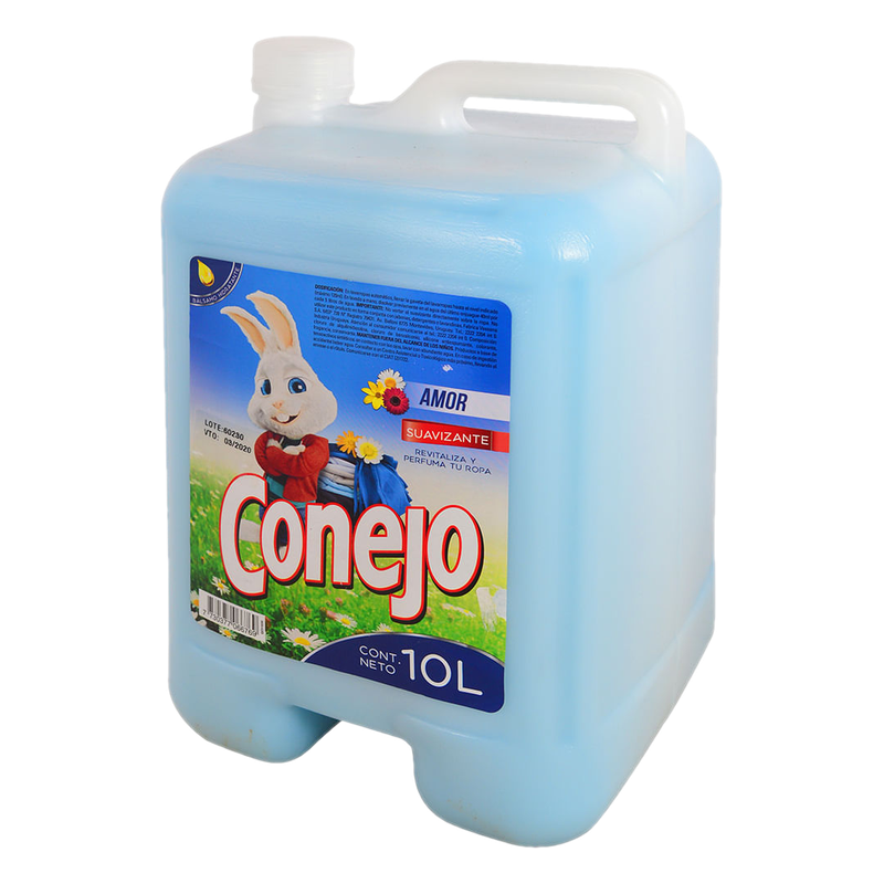 Suavizante Ropa Conejo Amor 10 L