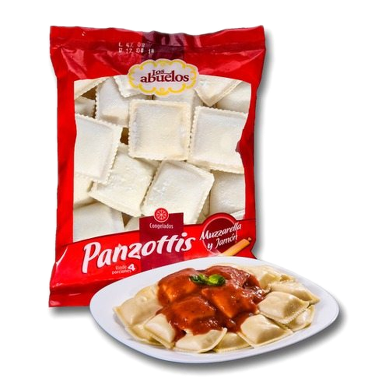 Panzottis Los Abuelos Muzzarella Y Jamon 760 G.