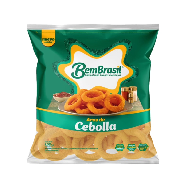 Aros Bem Brasil De Cebolla Bolsa 1 Kg