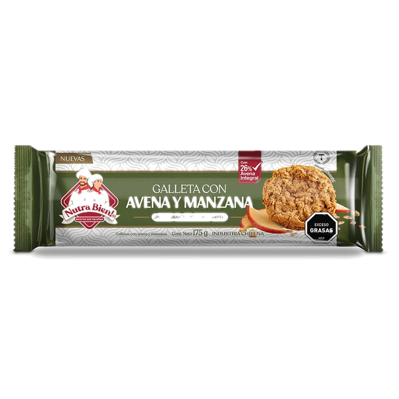 Galletas Avena Y Manzana Nutrabien 175 G