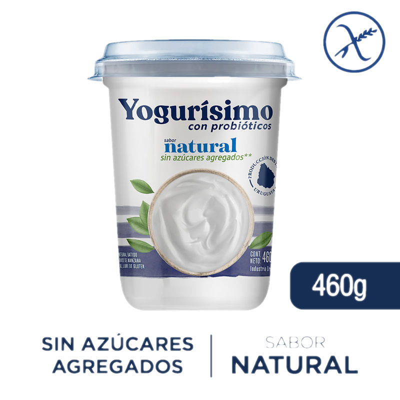 Yogur Yogurisimo Natural Sin Azúcar 480 G