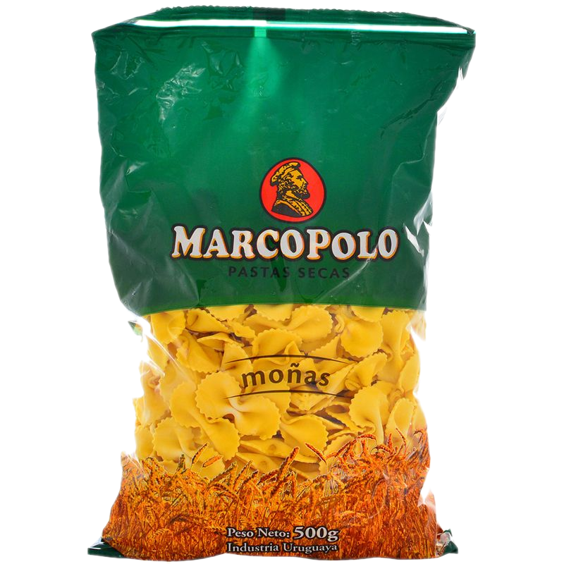 Fideos Al Huevo Moñas Marco Polo 500 G