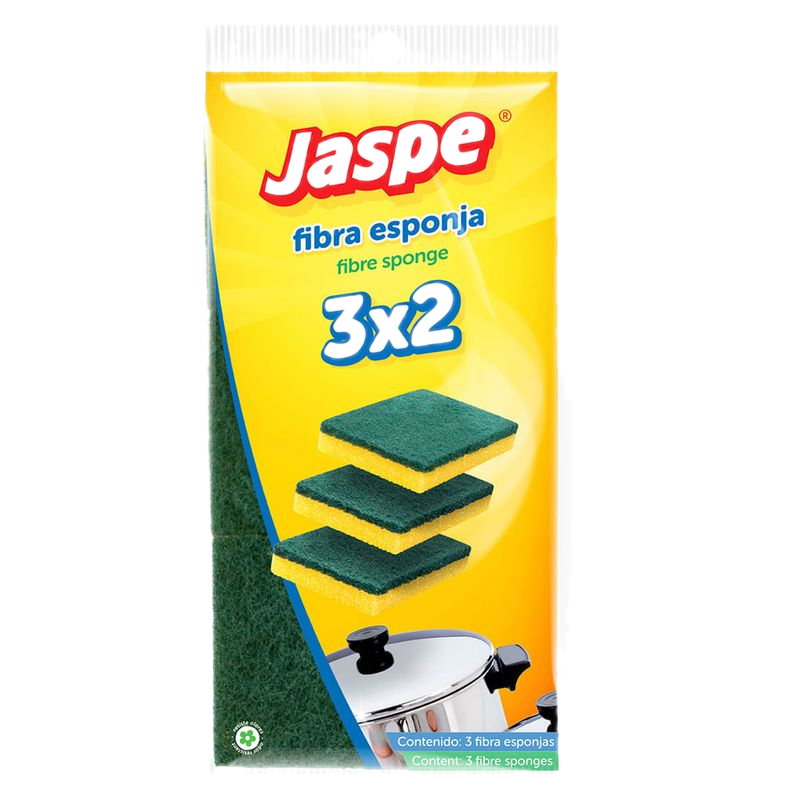 Fibra Esponja Jaspe 3x2