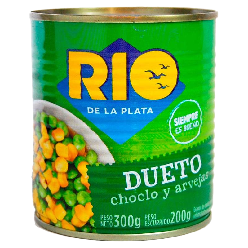 Dueto Arveja + Choclo Rio De La Plata 300 G