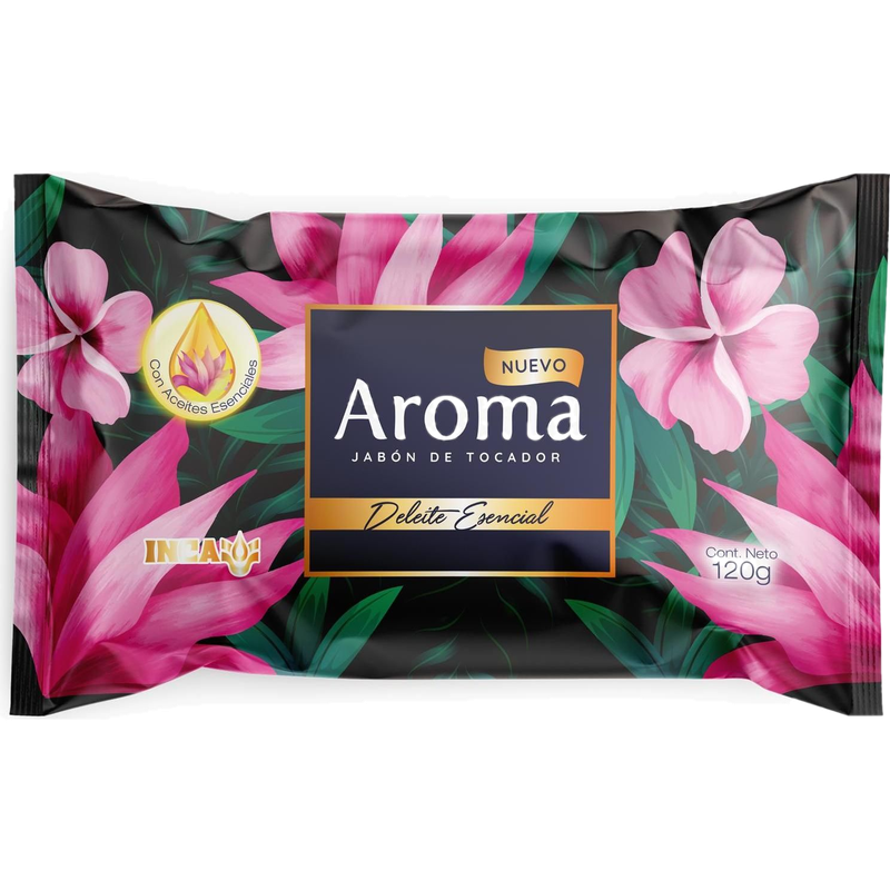 Jabón Inca Aroma Deleite Esencial 120 G