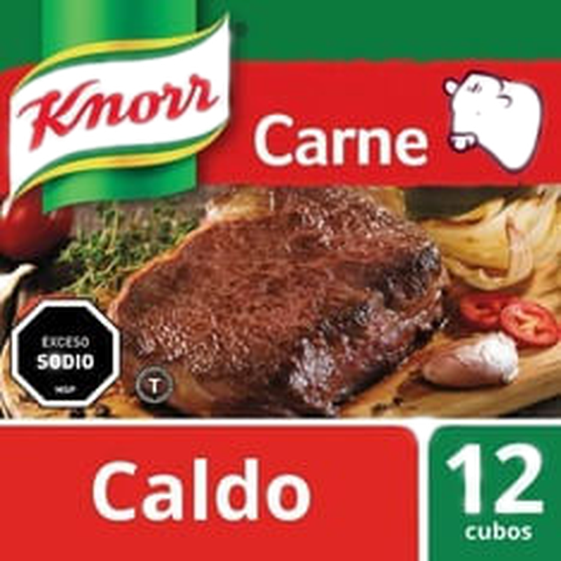 Caldo Knorr Carne 12 Cubos