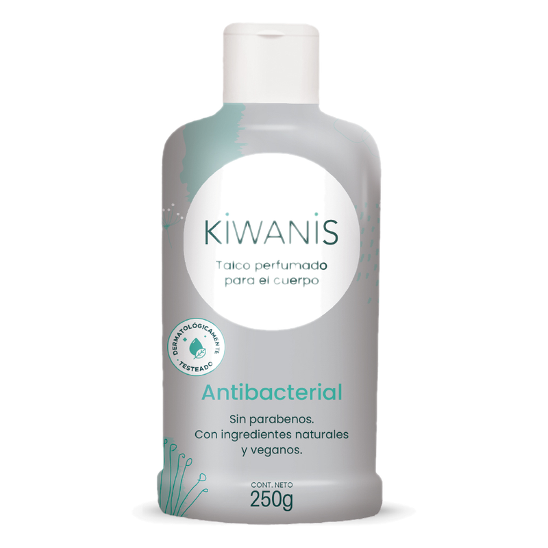 Talco Antibacterial Kiwanis 250 G