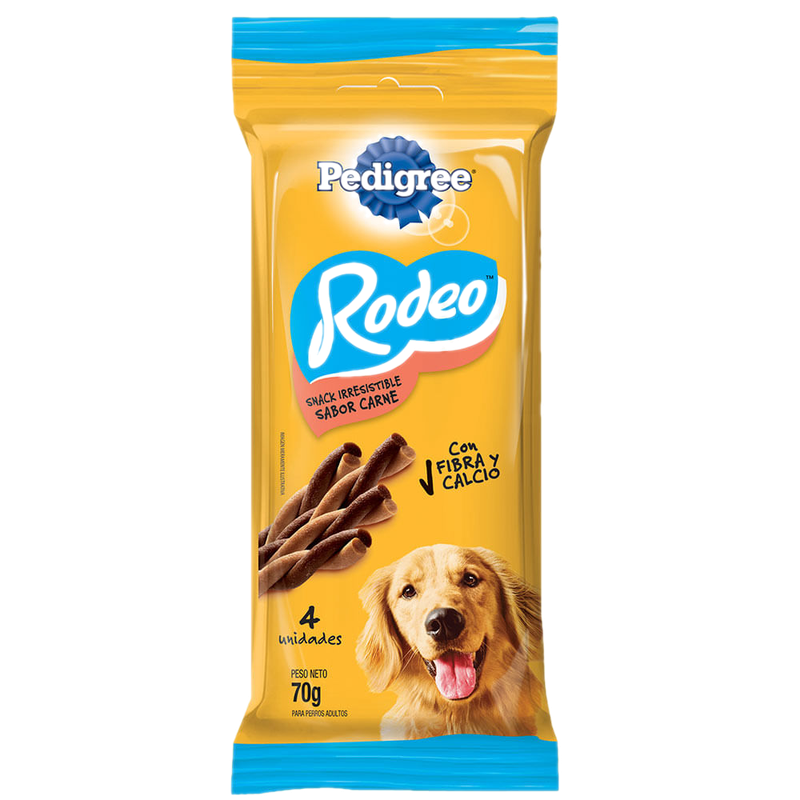 Snacks Para Perros Sabor Carne Rodeo Pedigree 70 G
