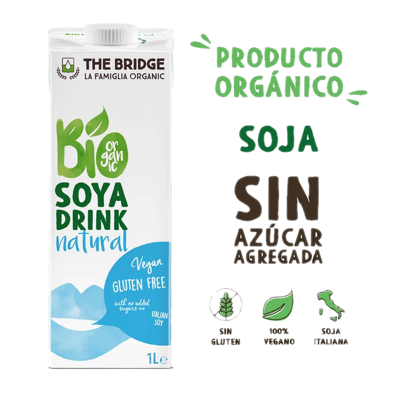 Bebida De Soja The Bridge Bio 1 L