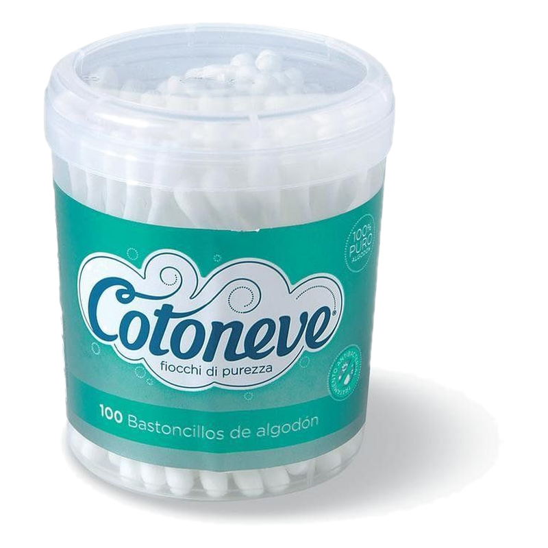 Bastoncillos Cotoneve 100 Unidades
