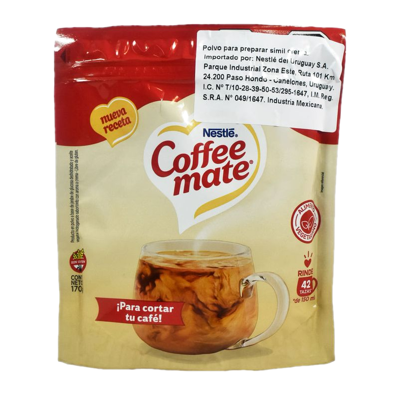 Crema Para Café Coffee Mate Nestle Doypack 170 G