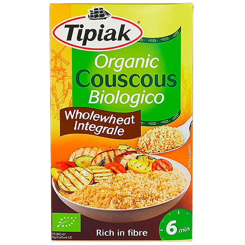 Couscous Integral Orgánico Tipiak 400 G