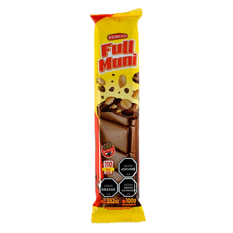 Chocolate Georgalos Full Maní 100 G