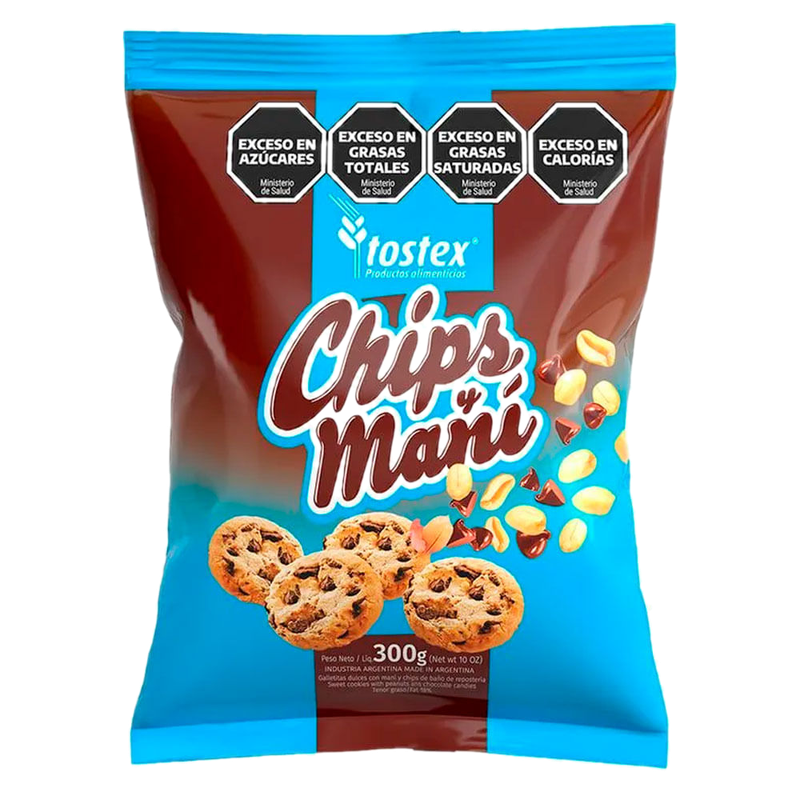 Galletitas Chips Y Mani Tostex 300 G