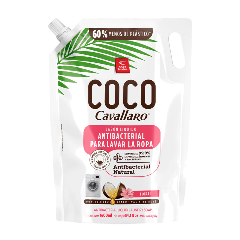 Jabon Liquido Cavallaro Floral Coco 1.6 L
