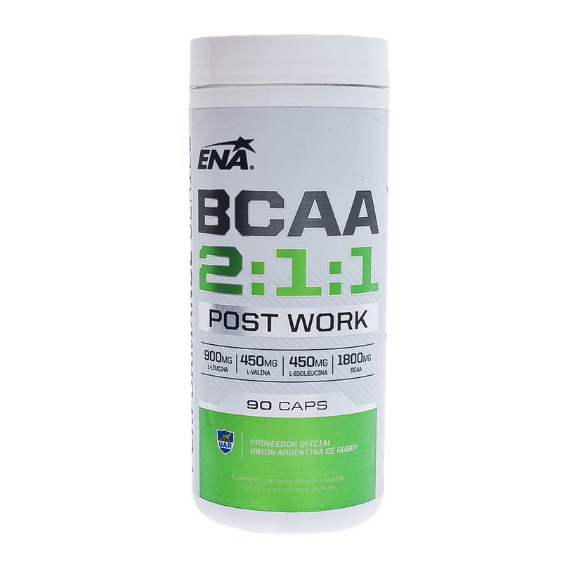 Suplemento Ena Bcaa 90 Cápsulas