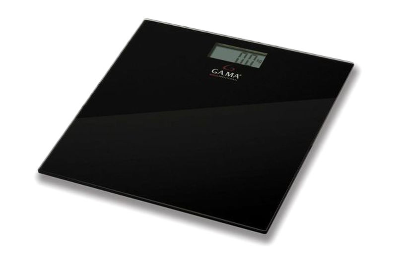 Balanza De Baño Ga.ma Negra A Batería Hasta 150 Kg