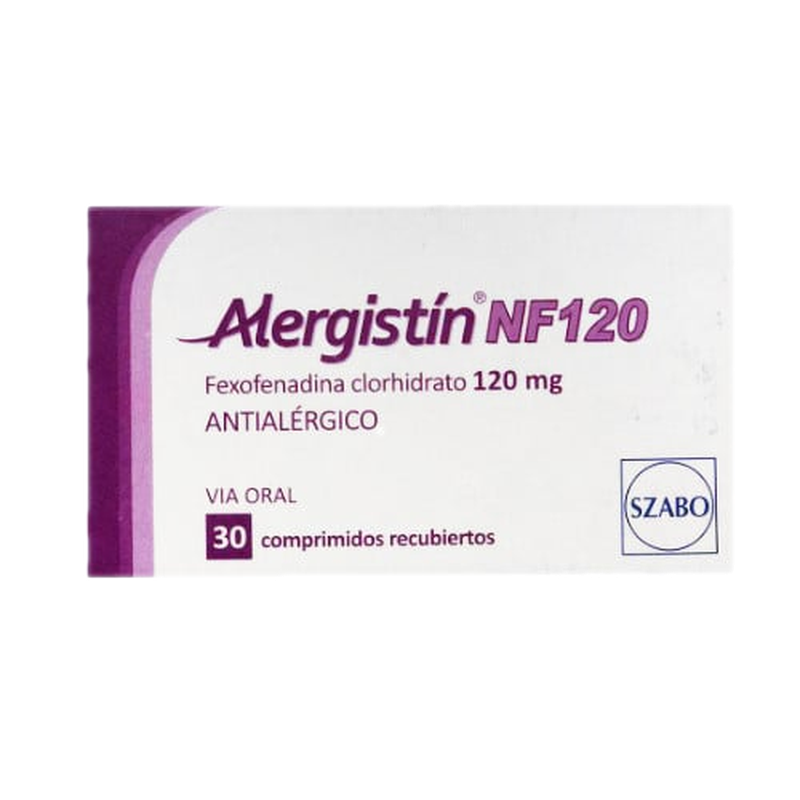 Alergistín Nf 120 Mg 30 Comprimidos Recubiertos