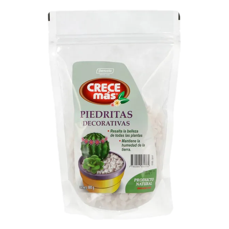 Piedritas Decorativa 800 G Crece Más
