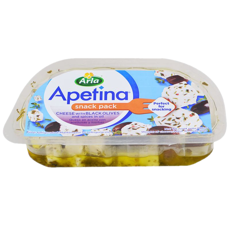 Queso Feta Con Aceitunas Apetina 60 G