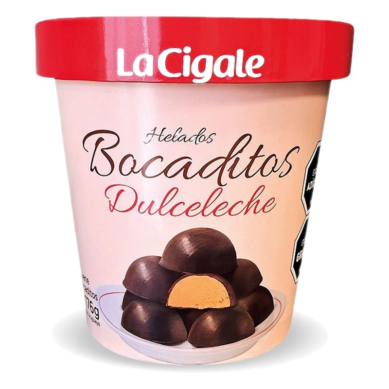 Bocadito La Cigale Dulce De Leche Bañado En Chocolate 8 Unidades