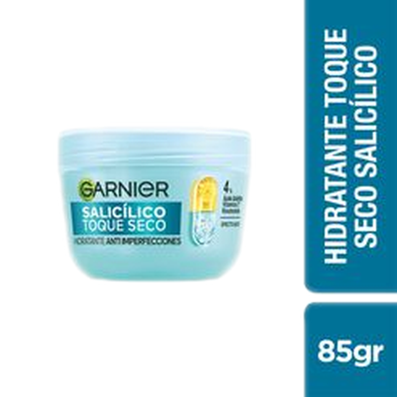 Crema Facial Garnier Toque Seco Ácido Salicílico 85 G