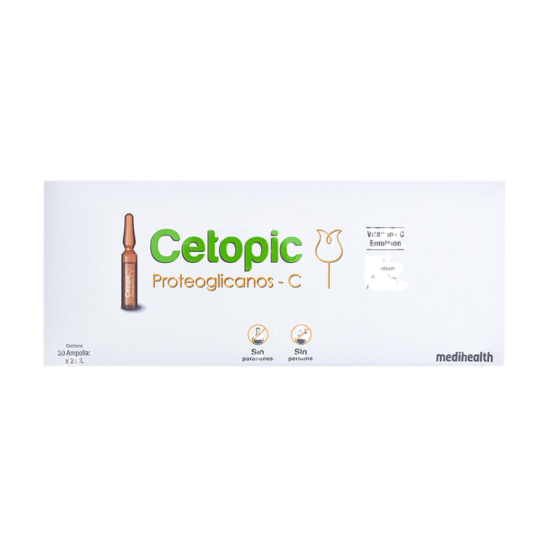 Ampollas Cetopic Antiedad Con Proteoglicanos - C 30 Unidades