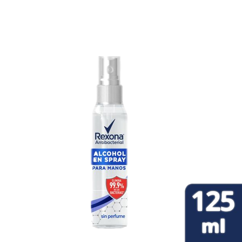 Alcohol Rexona En Spray 125 Ml.