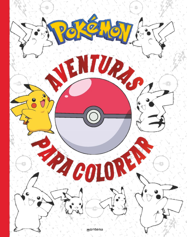 Libro Pokémon - Aventuras Para Colorear