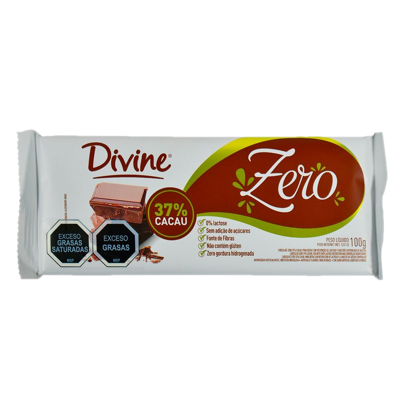 Chocolate Divine Zero 37% Cacao 100 G