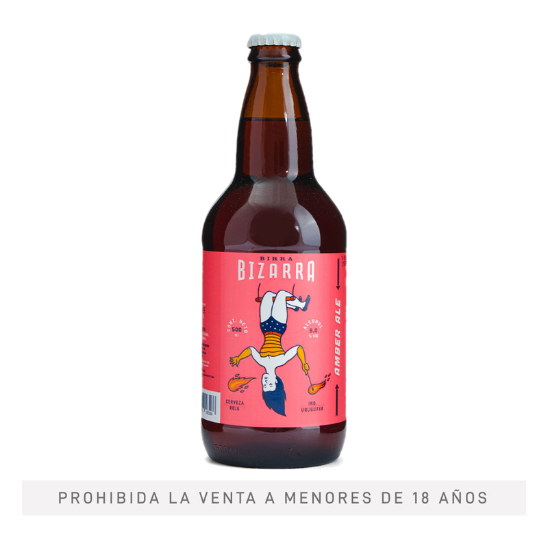 Cerveza Bizarra Amber Ale 500 Ml