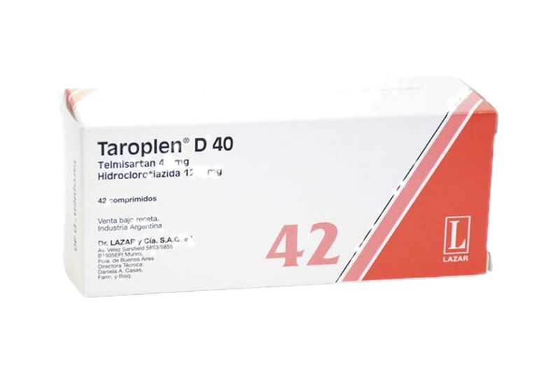 Taroplen D 40 Mg X 42 Comprimidos