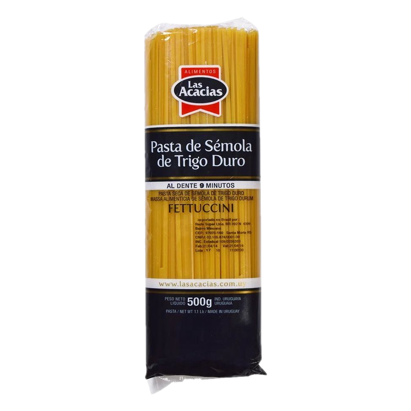 Fideos Las Acacias Trigo Duro Fettuccini 500 G