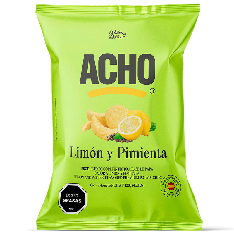 Papas Fritas Limón Y Pimienta Acho 120 G