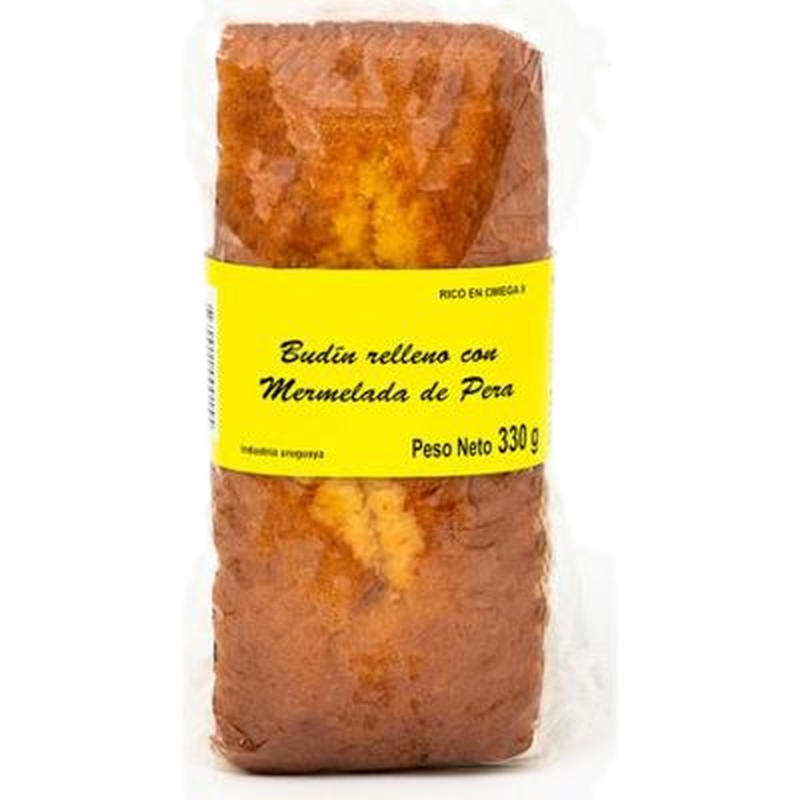 Budín Relleno Con Mermelada De Pera 330 G