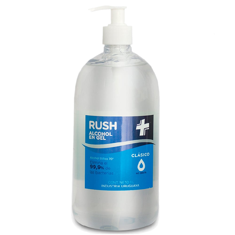 Alcohol En Gel Rush 1 L