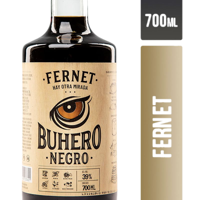 Fernet Buhero Negro 700 Ml