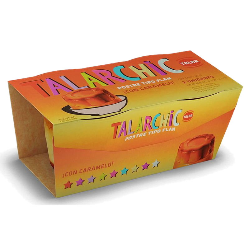 Flan Con Caramelo Talarchic 2 Unidades 280 G